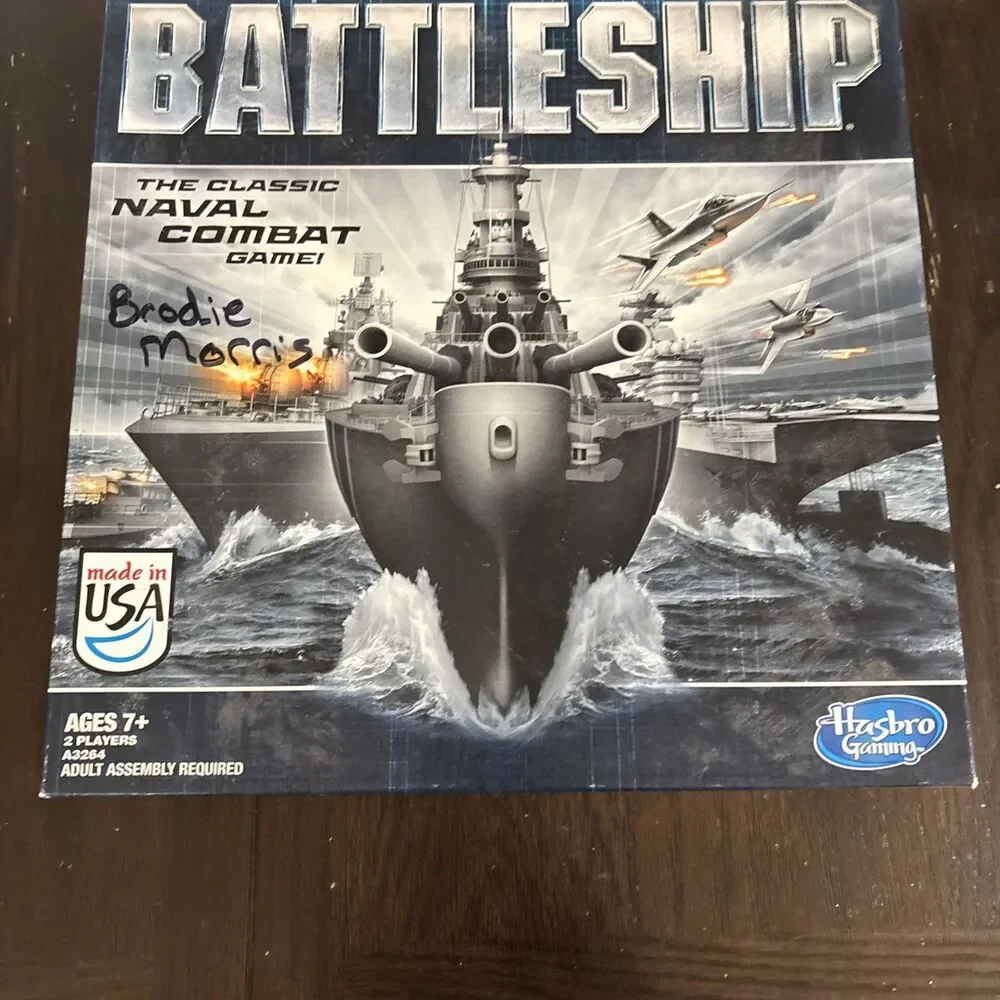 Battleship Board Game Hasbro 2012 Gaming Classic Naval Combat Strategy EUC USA